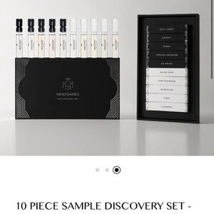Mind Games NWT 10-Piece Sample Discovery Set perfume fragrance